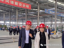 中國基建物資租賃承包協會到河南鳴邦鋁業考察交流指導