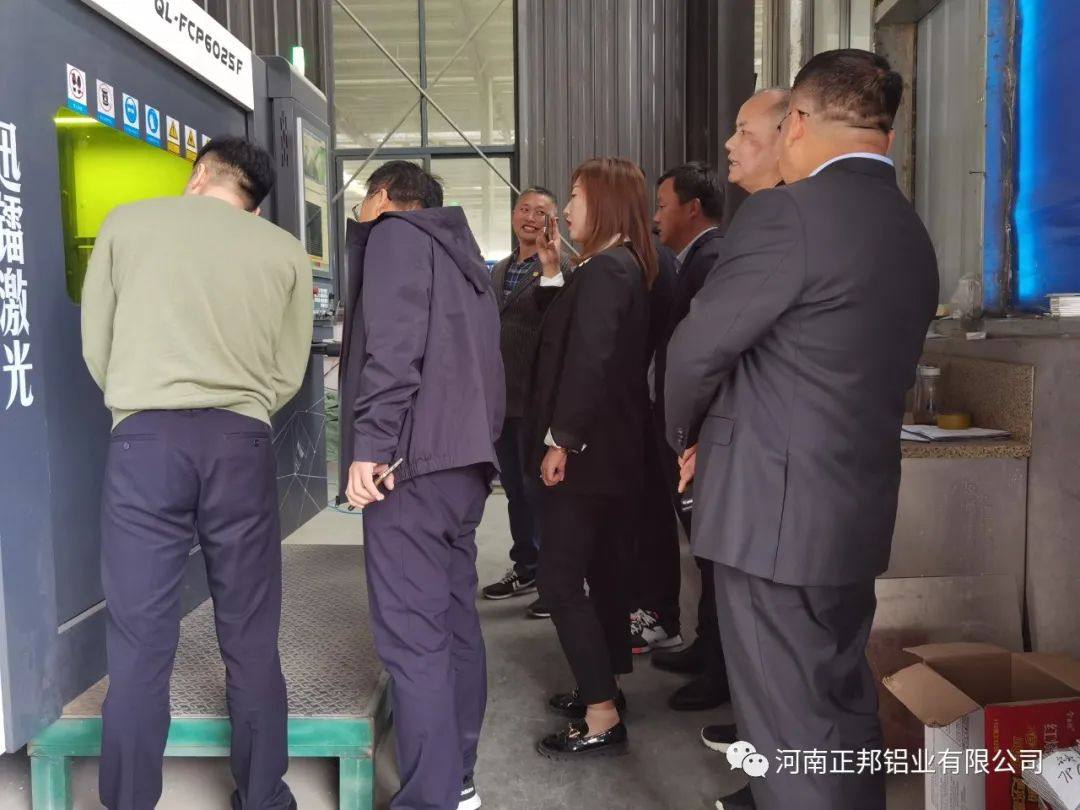 创新科技大厦领导到河南正邦铝业参观并指导工作