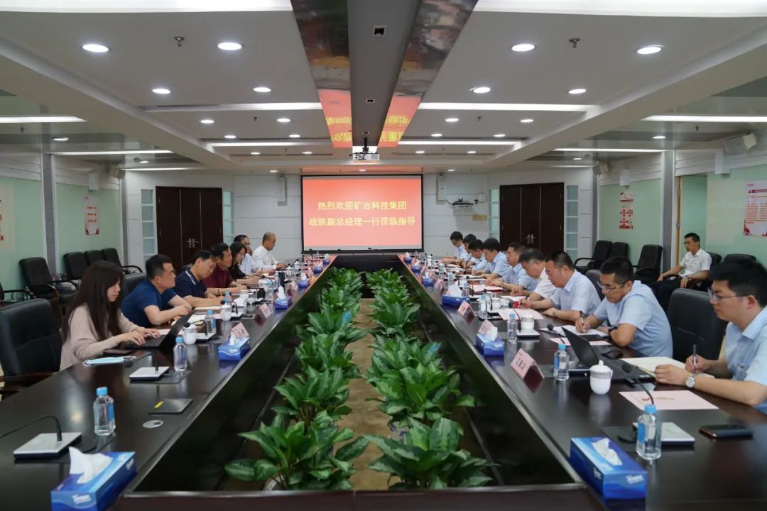 矿冶科技集团副总经理战凯到访中金岭南公司