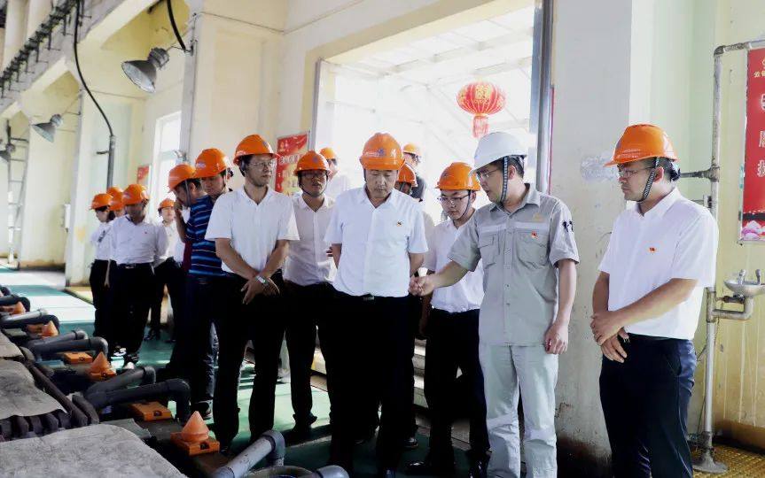 文山州委政研室考察组到云锡铜业分公司参观