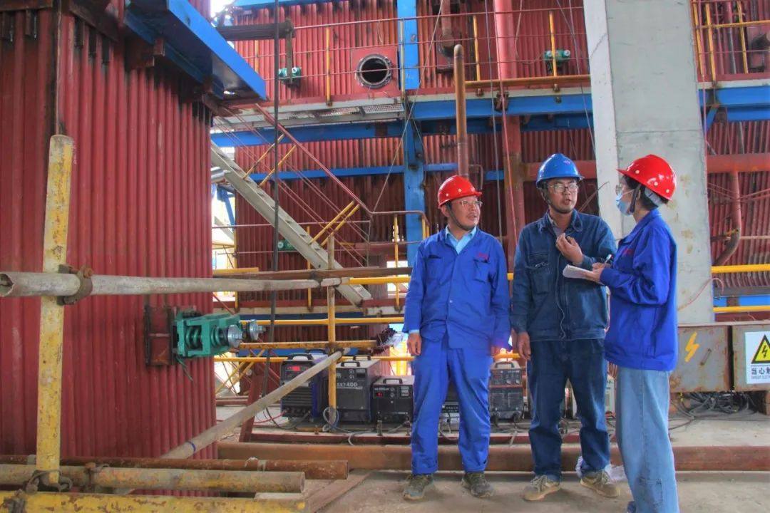 陕西锌业渣处理项目余热锅炉试水打压试验一次成功