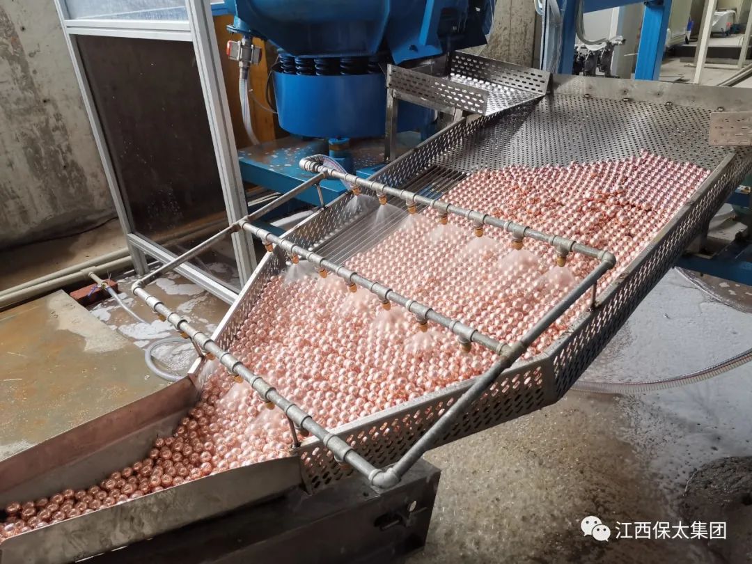 江西保太集团首条全自动磷铜球生产线顺利投产
