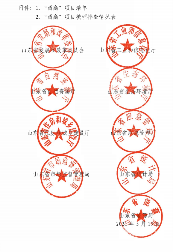 山东明确“两高”项目范围：有色金属压延加工不在“两高”之列