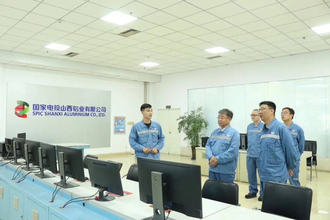 山西省有色金屬行業協會會長郭威立到國家電投山西鋁業調研交流