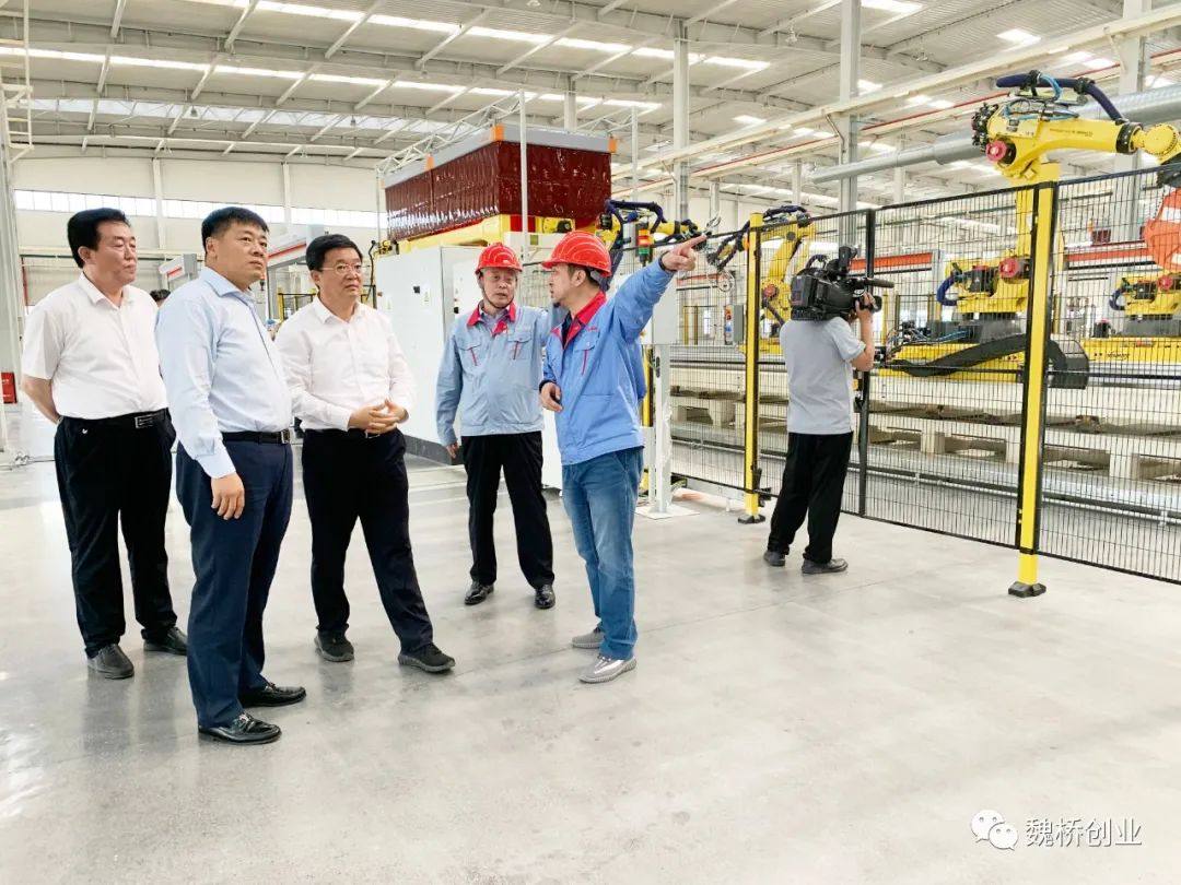 滨州市委书记佘春明到魏桥轻量化基地调研重点项目建设