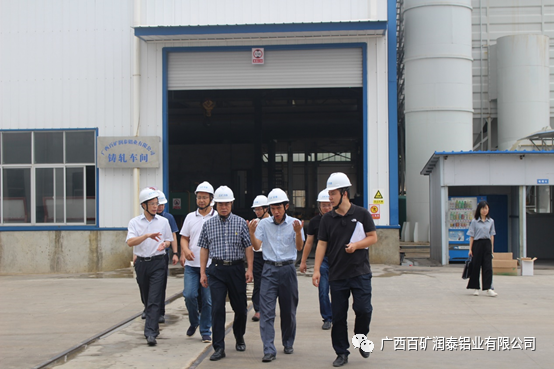 自治区工作督查第十督查组到百矿润泰铝业进行实地督查