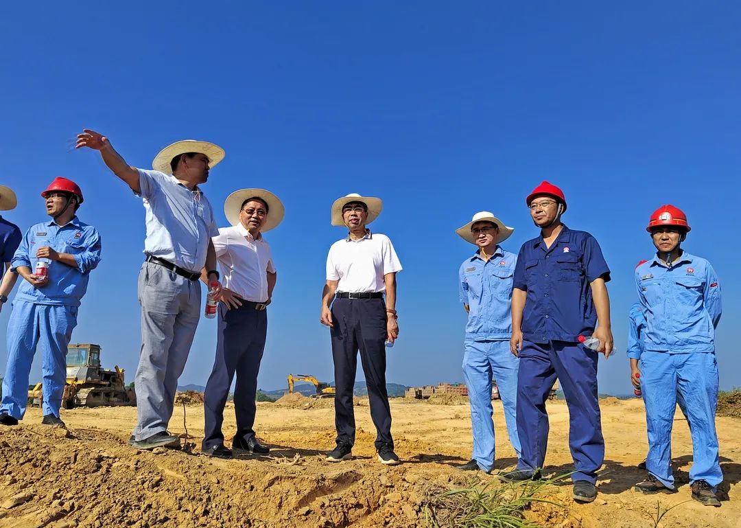 湖南有色总经理王明辉到五矿水口山基地调研生产经营工作