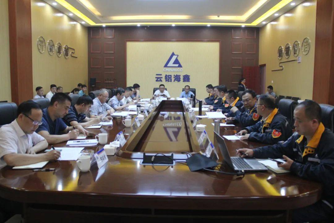 昭通市市长朱家伟到云铝海鑫调研