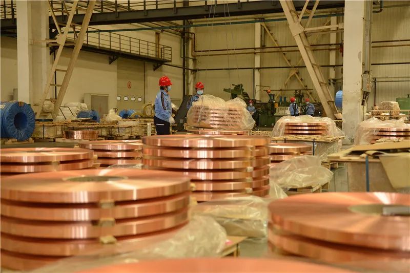 1-6月洛阳铜加工铜加工材产量同比增长42.55%