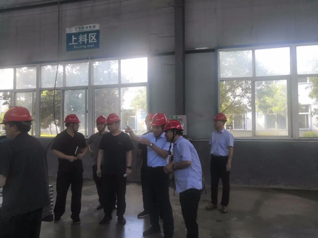 区委副书记李春仲到山东金象铝业公司检查指导安全生产工作
