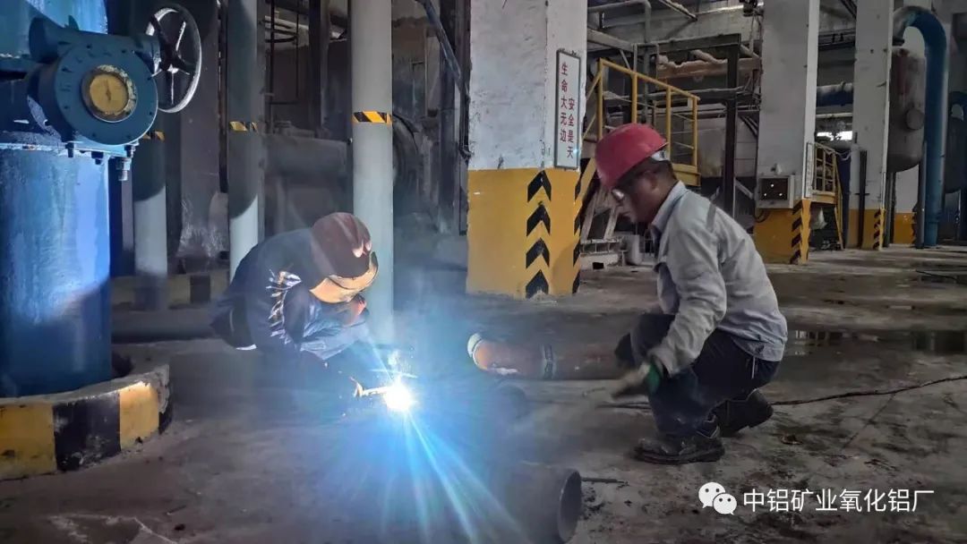 中鋁礦業氧化鋁廠全面開展災後復產設備檢修工作
