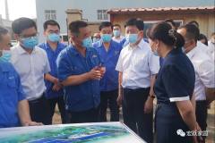 市委副书记、市长杨军生到葫芦岛有色就重点项目建设进行现场调研