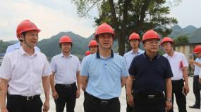 河池市委書記秦春成到華錫集團高峯公司新選廠調研
