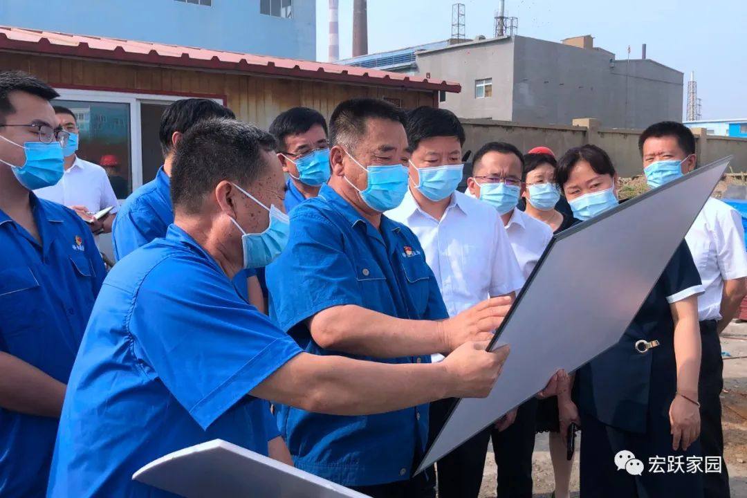 市委副書記、市長楊軍生到葫蘆島有色就重點項目建設進行現場調研