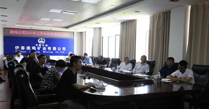 伊春鹿鸣矿业有限公司召开2021年上半年经济活动分析会