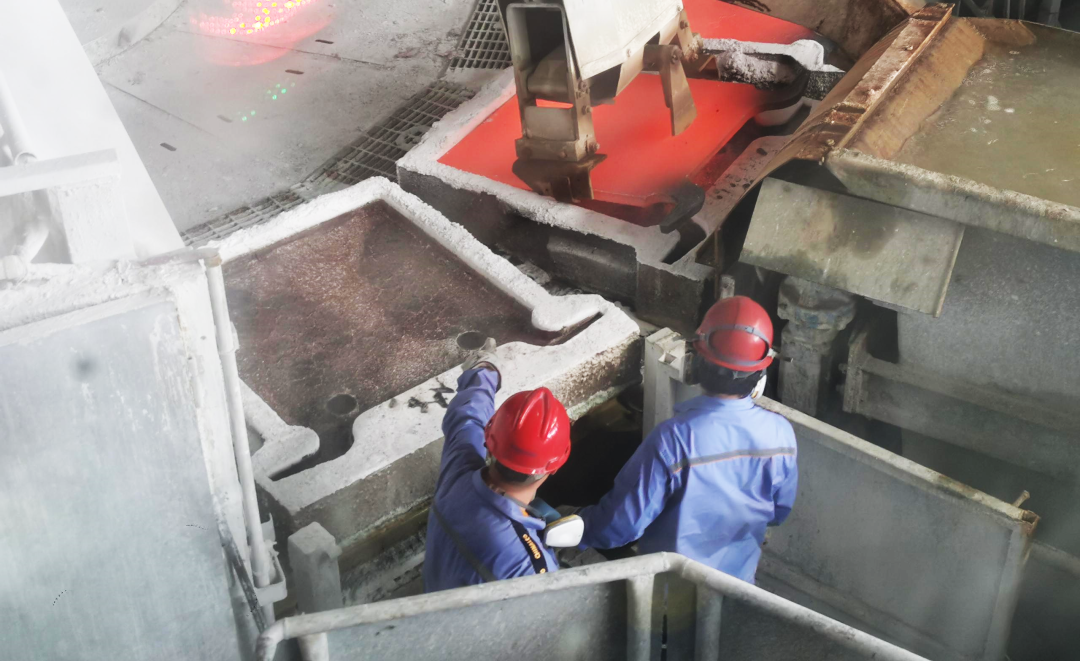 东南铜业阳极板质量稳步提升