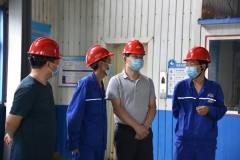 三门峡市委常委、统战部部长张松林到义翔铝业公司调研