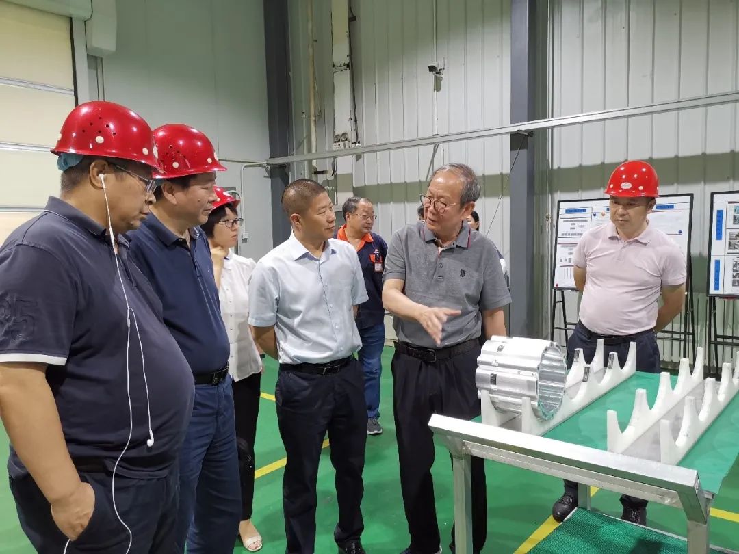 中國有色金屬加工工業協會範順科理事長到天津銳新科技調研