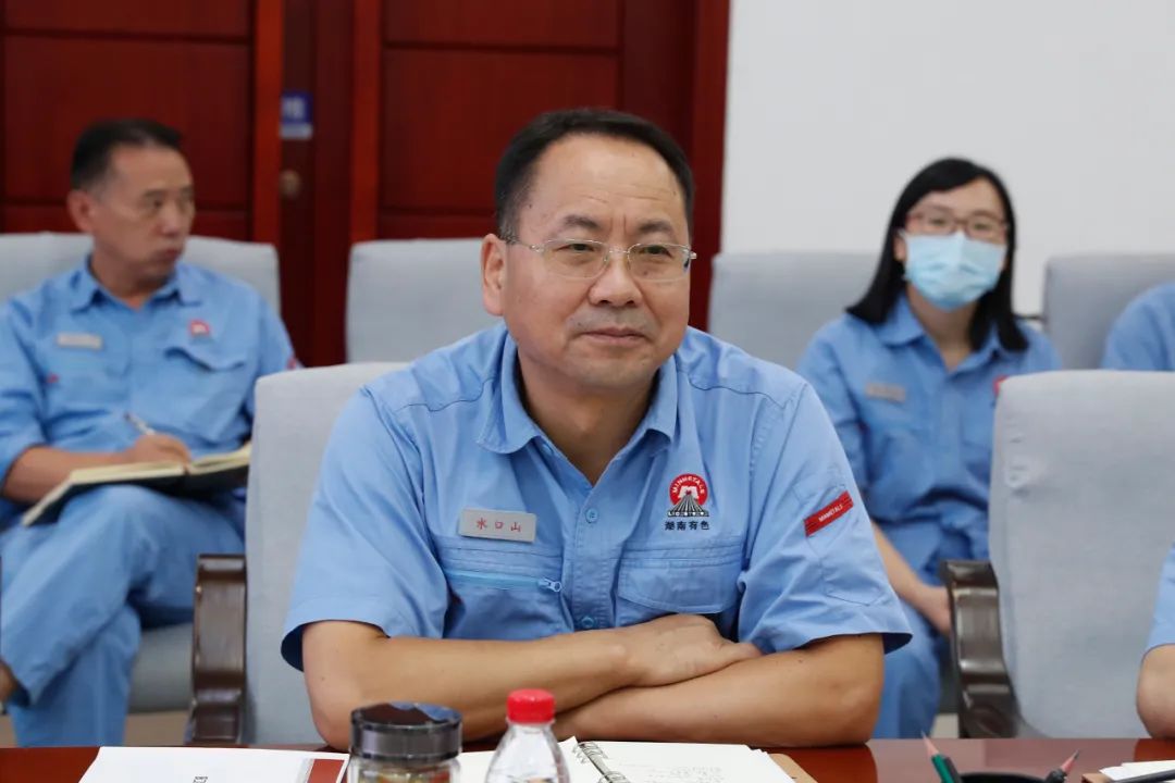 湖南有色总经理王明辉到水口山调研项目建设及资源勘探情况