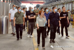 深圳市幕牆專家再次參觀考察河南鑫泰鋁業