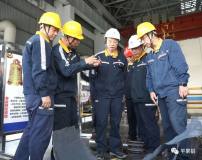 中铝股份广西分公司总经理黄卫平到发电厂检查指导工作