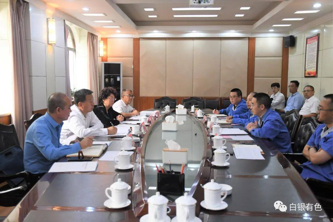 马世斌张莉率区政府调研组到白银集团调研