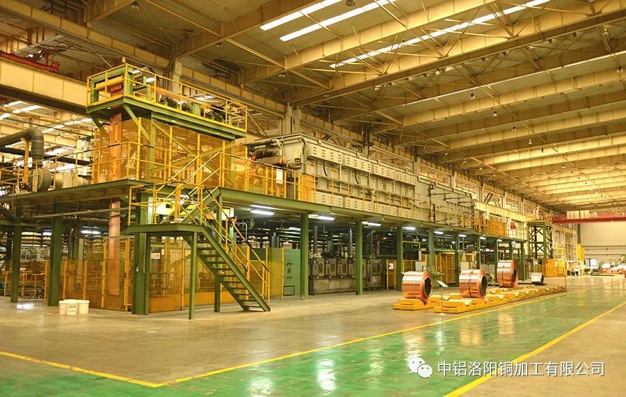 9月中鋁洛陽銅加工銅板帶材產量突破10000噸