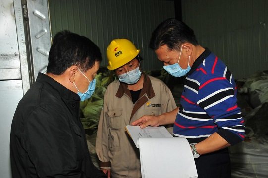 中国有色集团总经理、党委副书记董长清总经理到中色奥博特开展督导调研