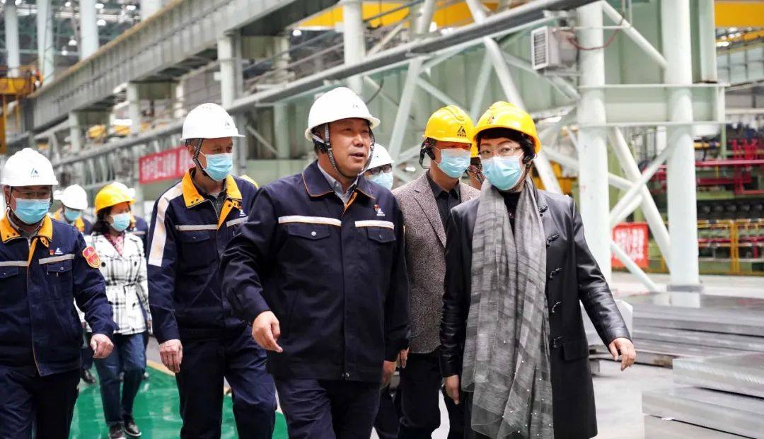 新華社黑龍江分社社長劉偉到中鋁東輕調研