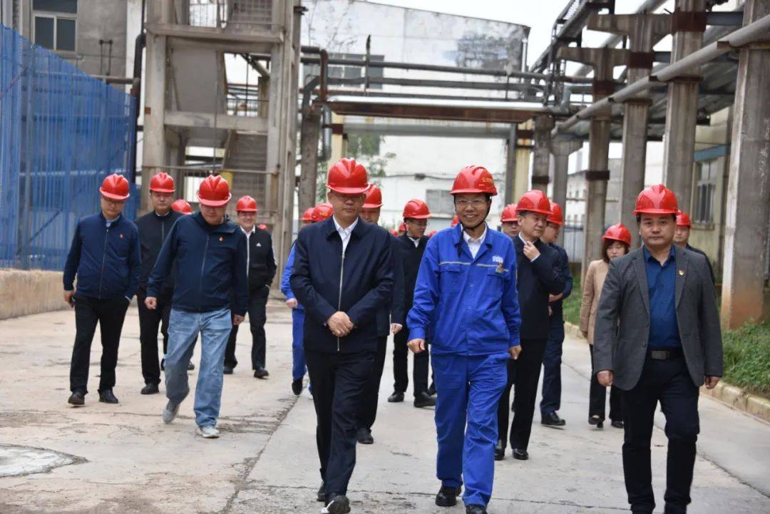 渑池县2021年重点项目建设观摩团到义翔铝业公司指导工作