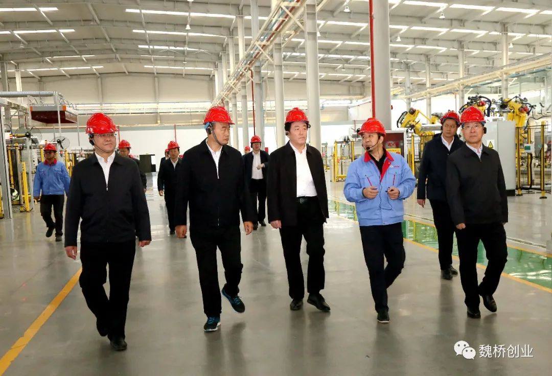青岛市人大副主任张大勇到魏桥轻量化基地参观考察