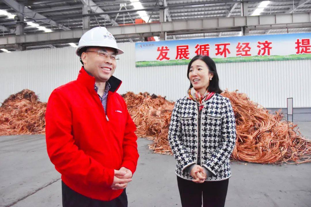 国家发改委二级巡视员杨尚宝一行莅临金龙新材调研