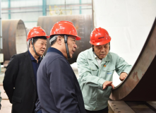 陝西有色董事長馬寶平一行到寶色股份調研指導工作