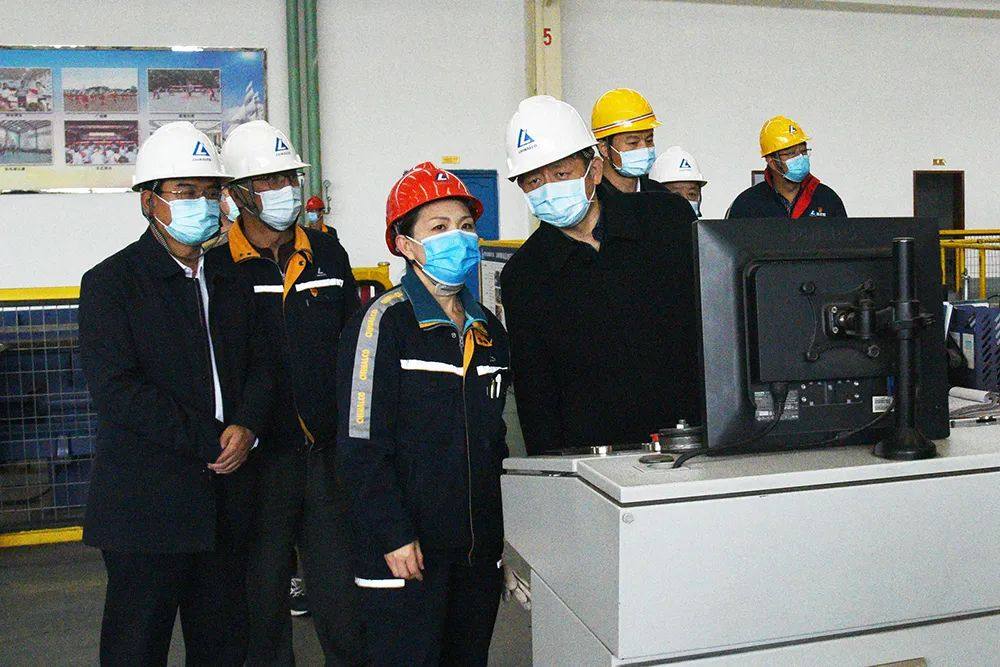 定西市委常委、市纪委书记、市监委代理主任洪星到西北铝调研