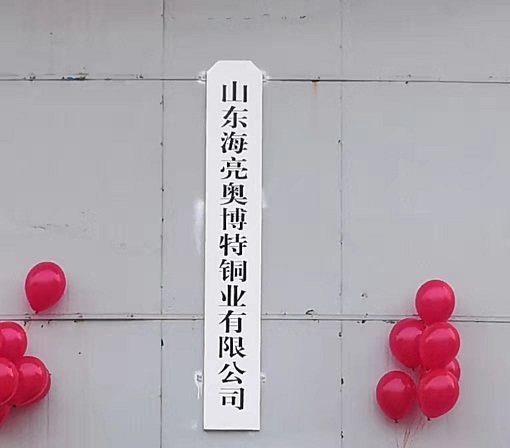 中色奥博特与海亮股份合资公司正式揭牌成立