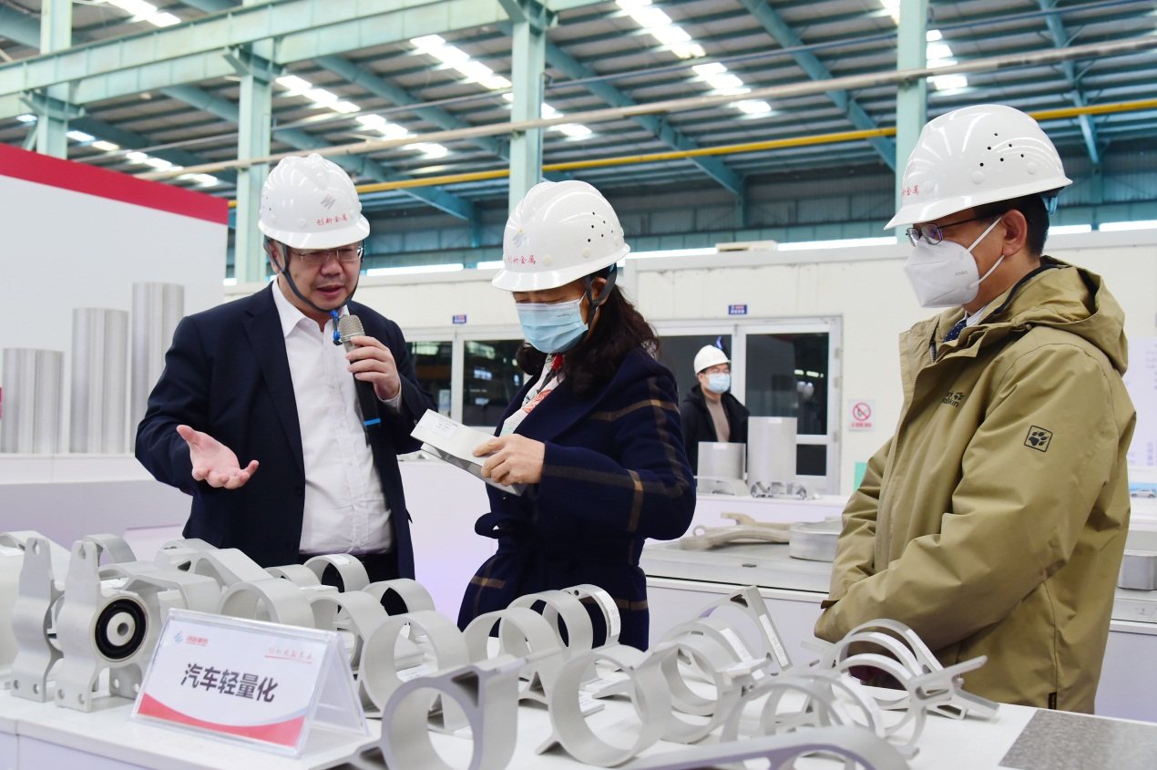 中南大学校长、中国工程院院士田红旗一行到创新金属参观考察
