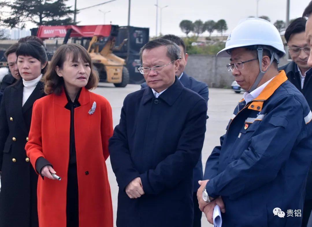 贵州省委常委、贵阳市委书记胡忠雄到中铝贵州企业调研