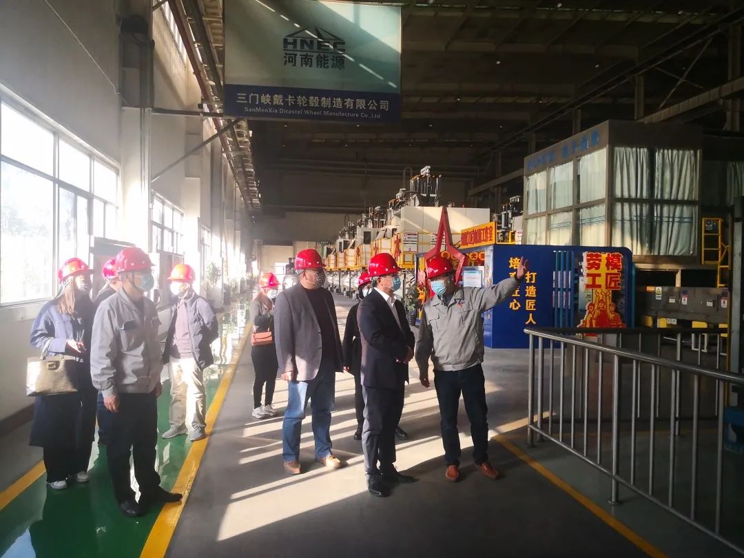 河南省生态文明建设核验调查组到三门峡戴卡公司检查