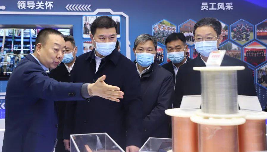 巩义市月度重点工作观摩团莅临新昌铜业观摩调研