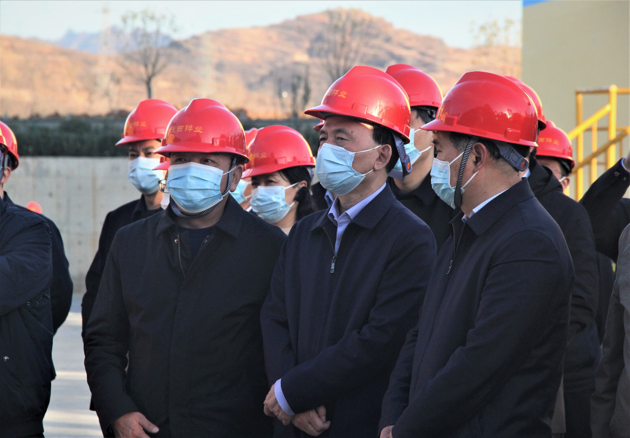 商洛市重点项目建设观摩团走进陕西锌业公司
