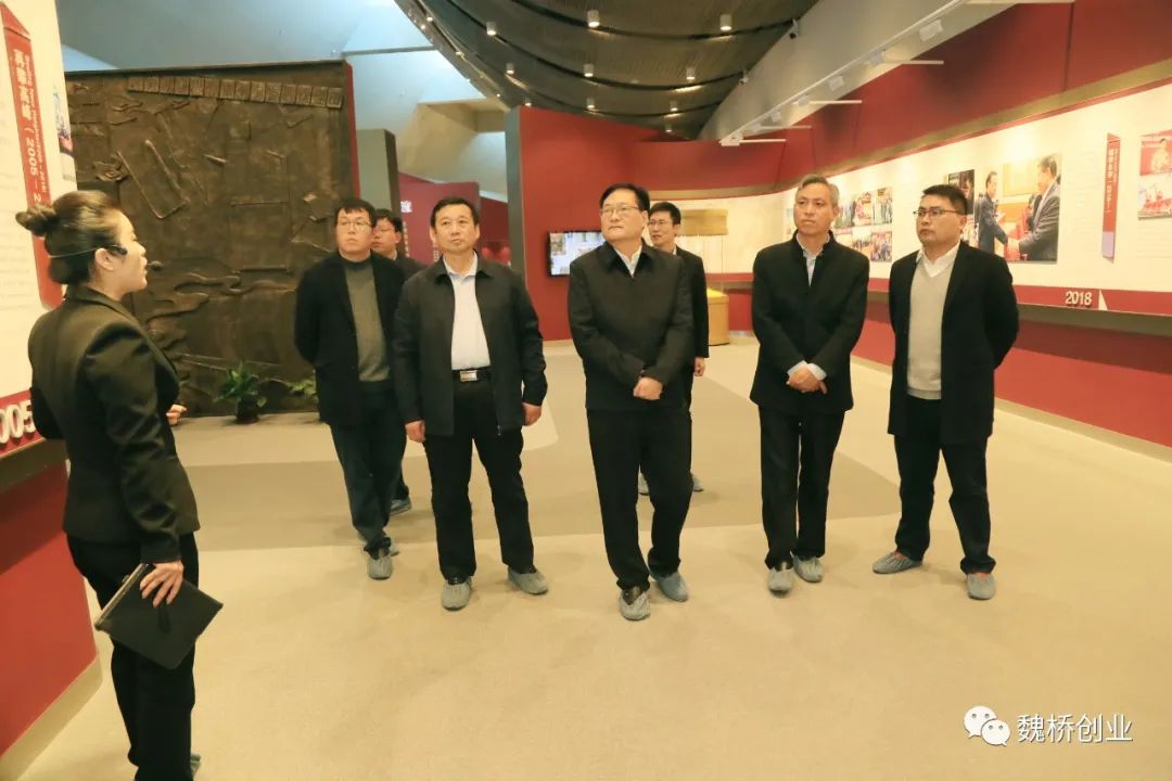 安徽蚌埠市政协副主席冯中元率队到魏桥创业集团考察