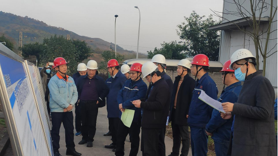 重慶市水利局驗收組到旗能電鋁檢查節水工作