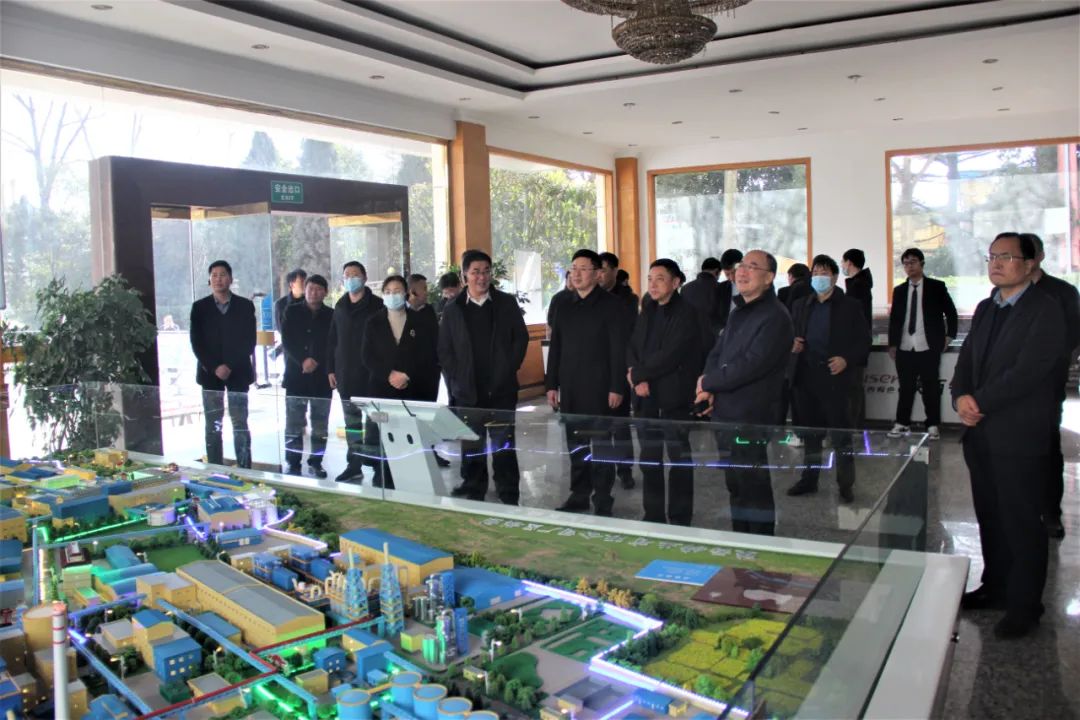 商州区、丹凤县调研组到陕西锌业考察重点项目建设情况