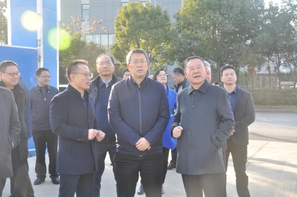 芜湖市长宁波一行莅临楚江考察调研