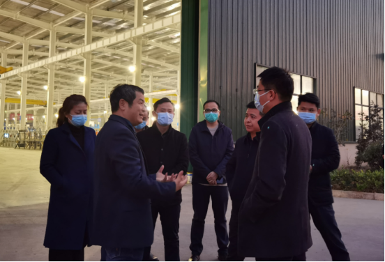 监利市委书记韩旭 市长聂良平到南桂集团调研