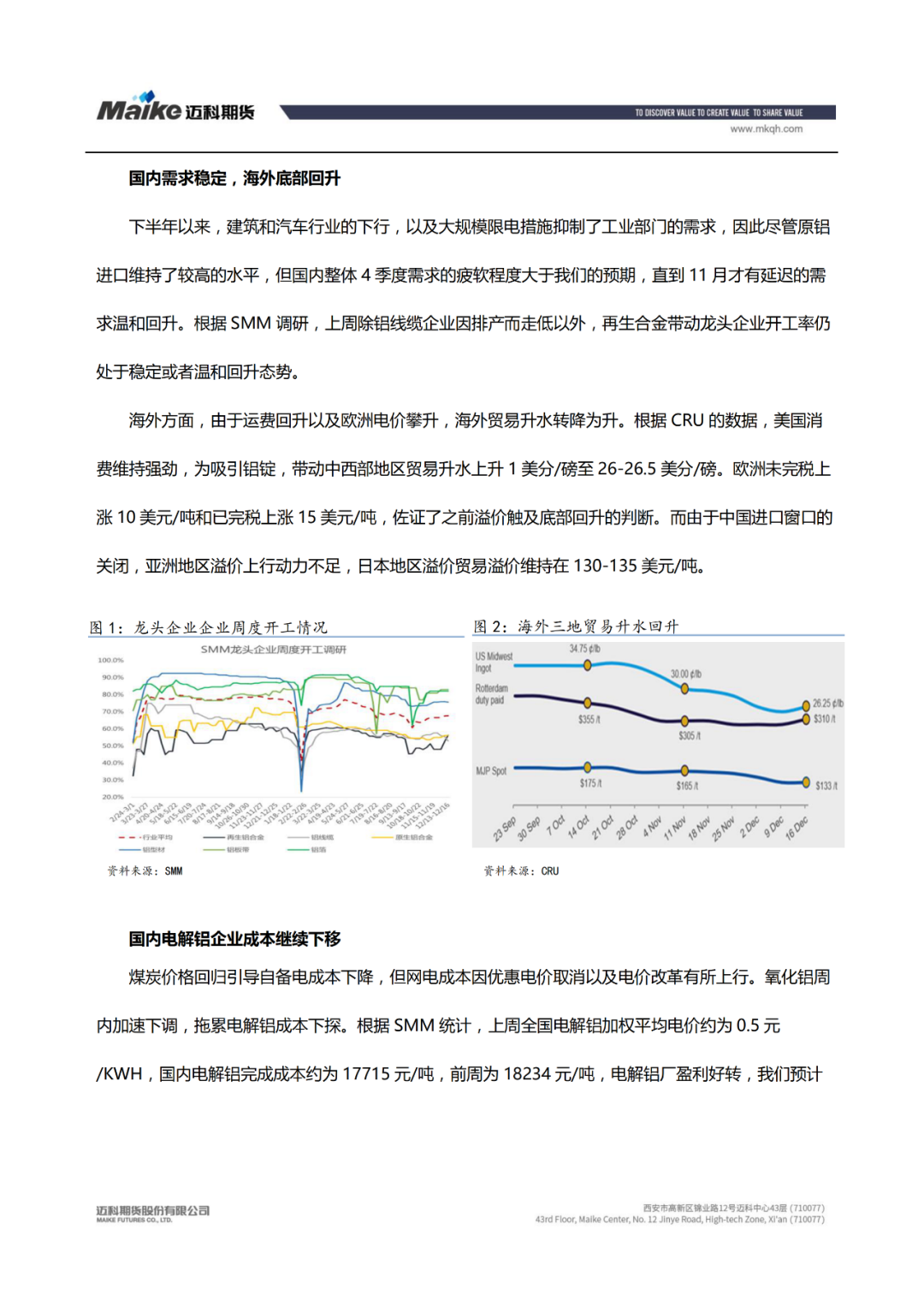 2021年第51周迈科期货铝周报 