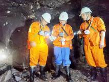 中色大冶公司领导到铜绿山矿开展井下现场调研