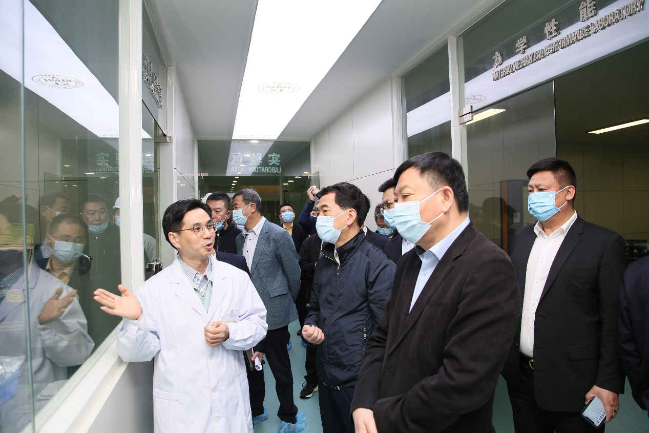 长春市委常委、常务副市长王海英一行莅临坚美考察