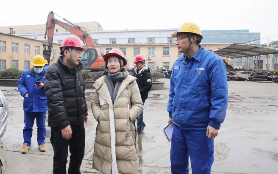 黄石市生态环境局调研督导中色大冶冶炼厂环保工作