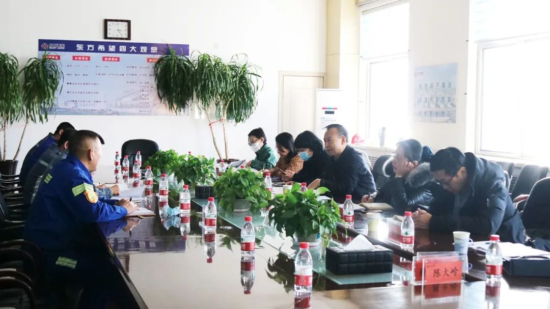 内蒙古自治区生态环境厅技术减碳小组调研指导东方希望包头铝业